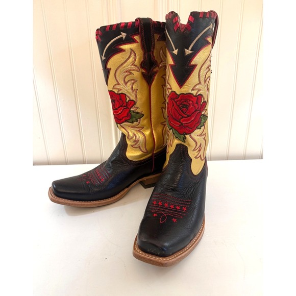 Ariat Shoes - ARIAT Rodeo Quincy Collection Women's 8 B ROSE Cowgirl Western Boots Embroidery